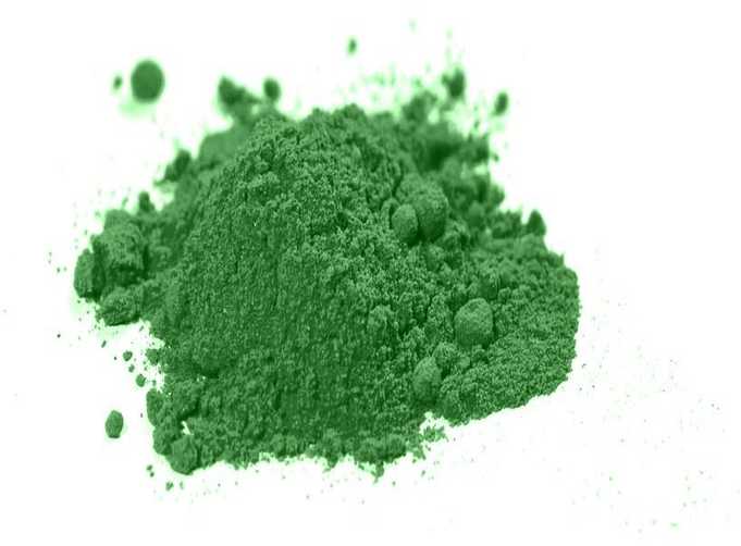Mandorla-Natursubstanz: Eisenoxid grün - natürlicher grüner Farbstoff