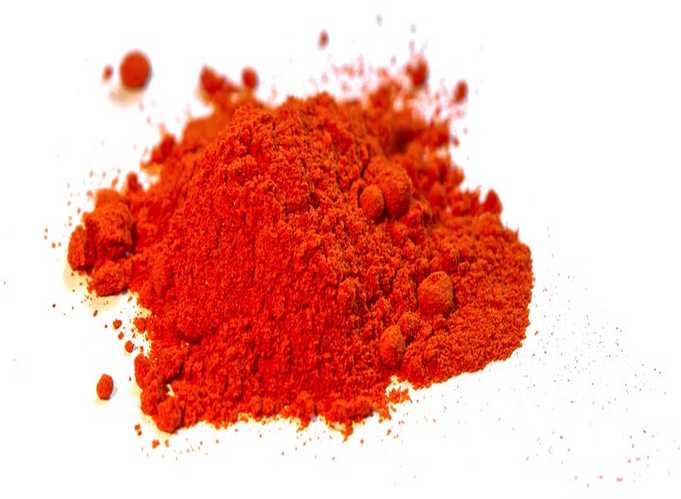 Mandorla-Natursubstanz: rotes Eisenoxid, natürlicher Farbstoff